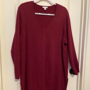J. Jill Tunic Length Sweater, 2X